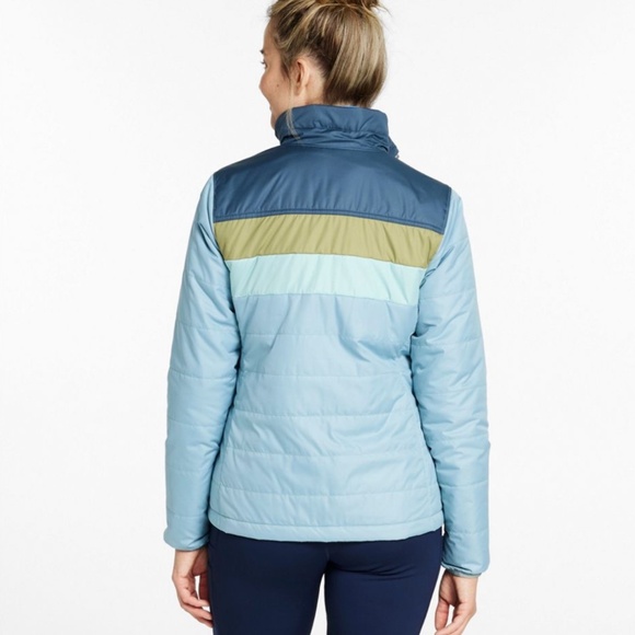 L.L Bean Women's Mountain Classic Puffer Jacket, Colorblock - Picture 3 of 5